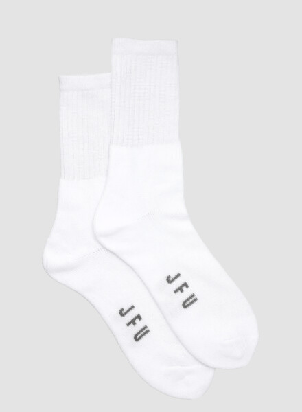 Pack x 2 medias de puño alto Blanco