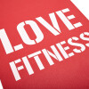 Colchoneta Yoga Mat 4mm Love Fitness Reebok Rojo