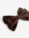 Hebillas Francesas Moño Hebilla Francesa Moño Suede - Marron Chocolate