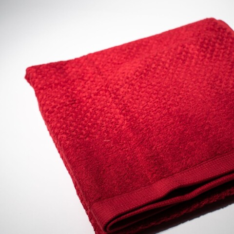 TOALLA DE ROSTRO ROJO