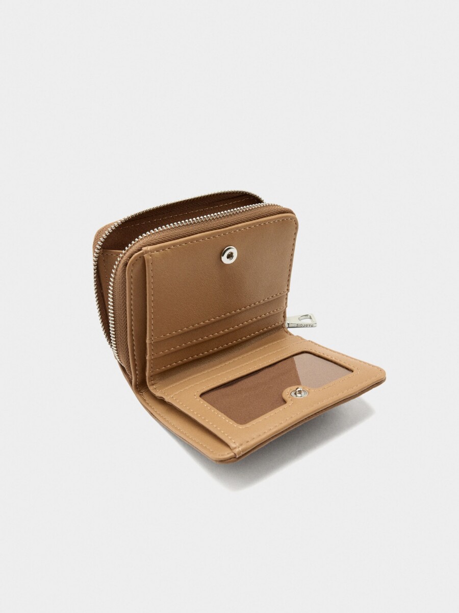 Cartera Con Grabado Animal Xs camel