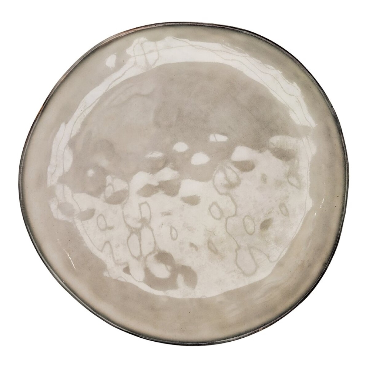 PLATO DE MESA CERAMICA D29CM GLAZE BEIGE 