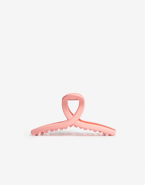 Broche Acrilico Maxi Broche Rubber - Rosa Claro