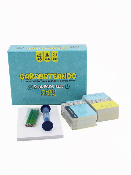 GARABATEANDO 2 JUEGOS EN 1 VERDE AQUA