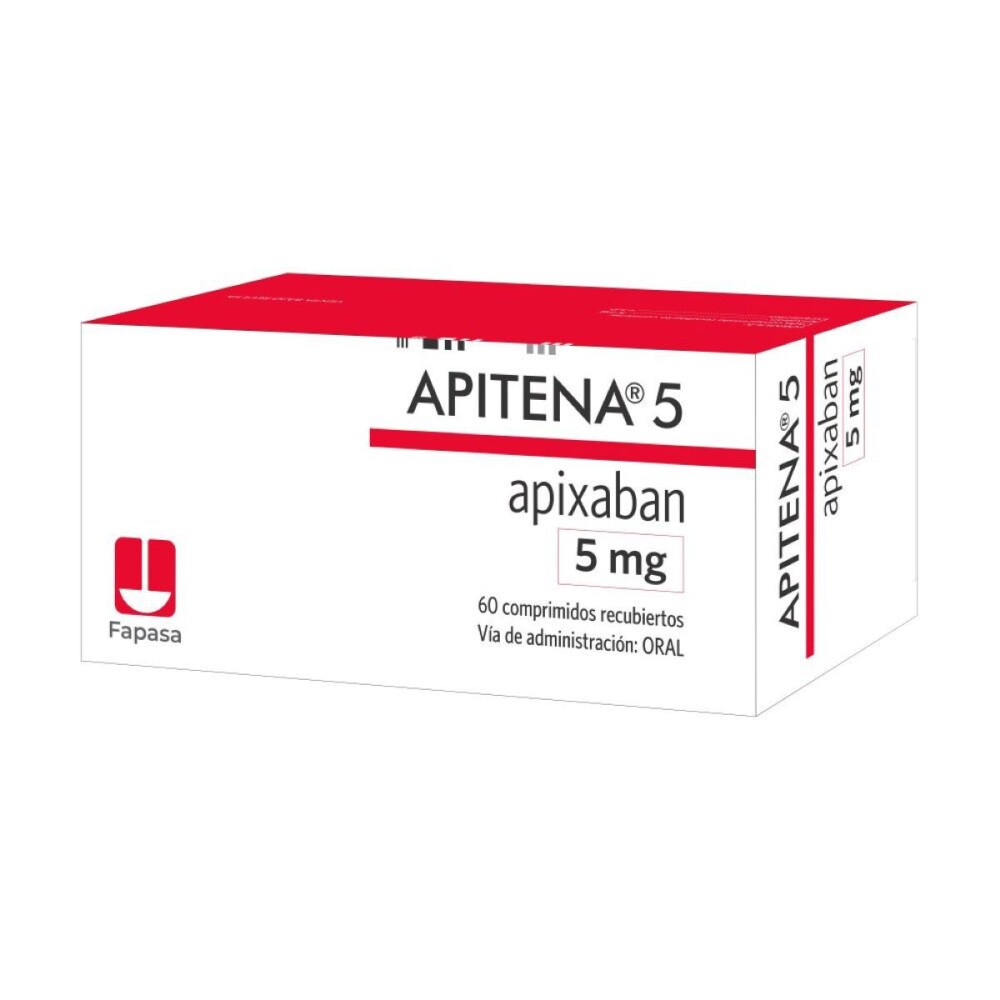 APITENA 5 MG CJ X 60 COMP. REC. única