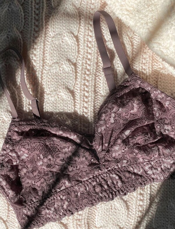 Bralette Encaje LAVANDA OSCURO