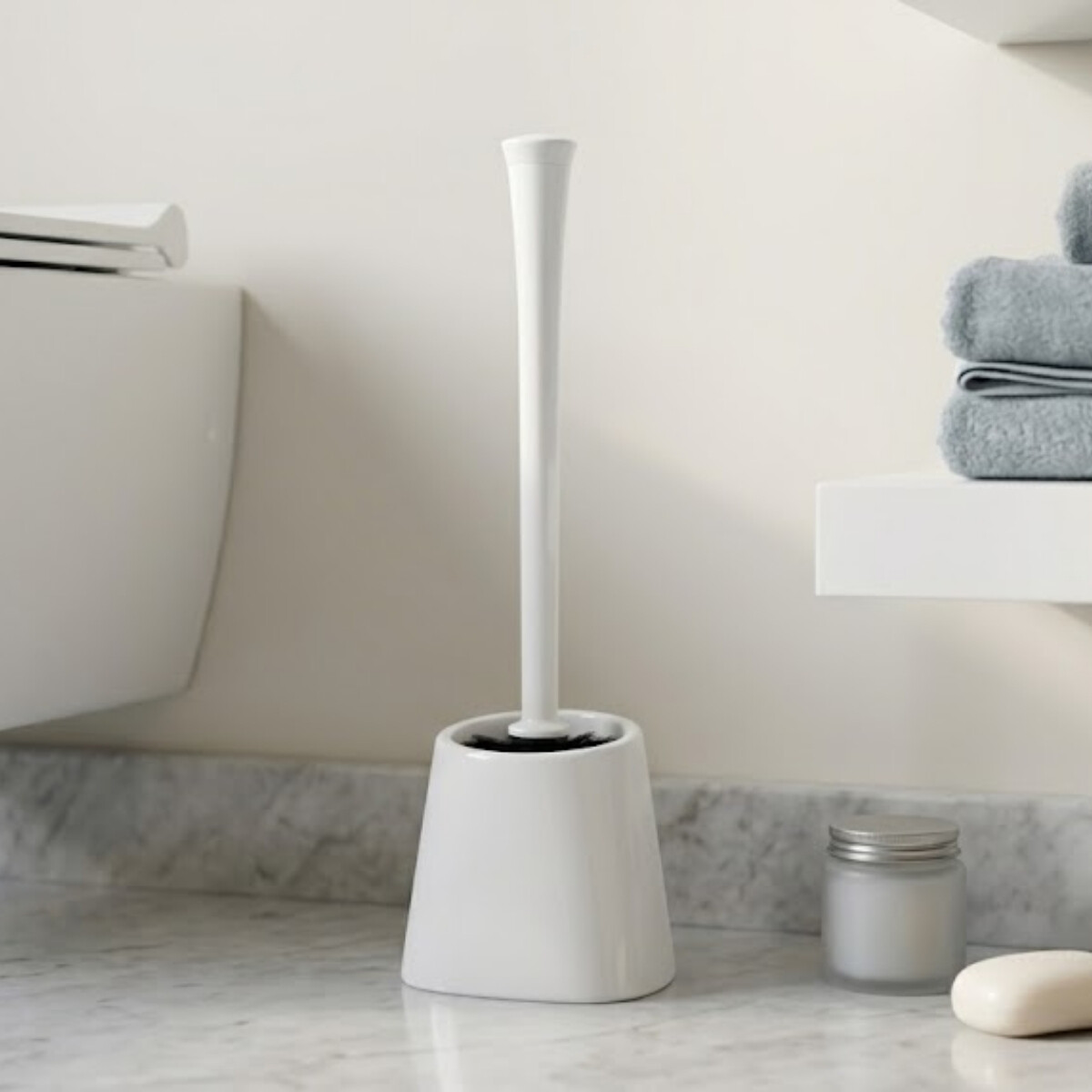 Escobilla inodoro - BLANCO 
