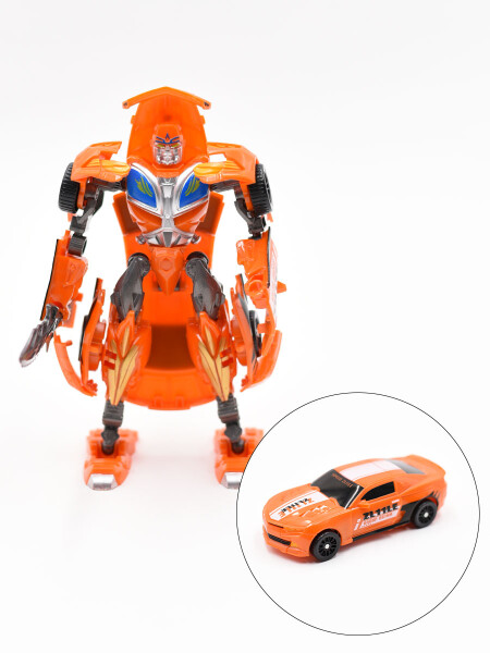 ROBOT DE TRANSFORMACIÓN NARANJA