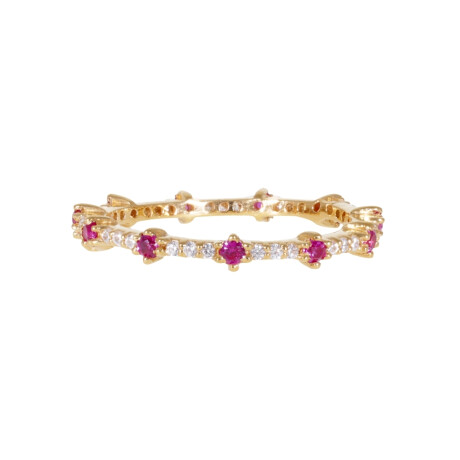 Anillo Karvik de plata 925 bañada en oro 18 K 0