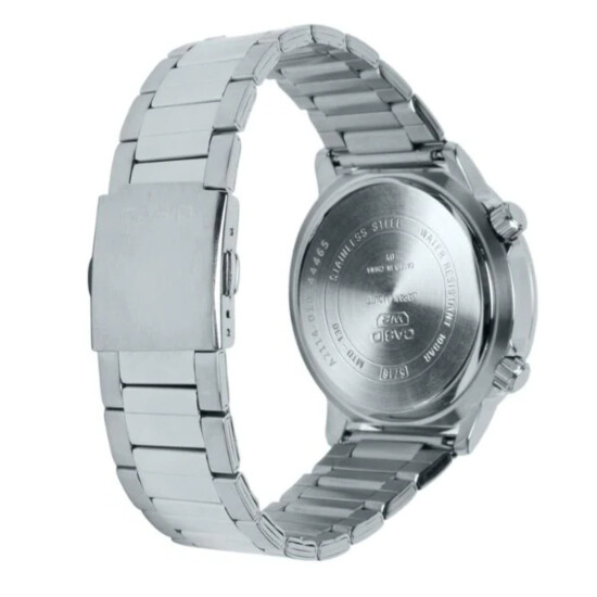 Reloj CASIO MTD130D-1A3VDF en Acero Plateado Esfera 44mm 0