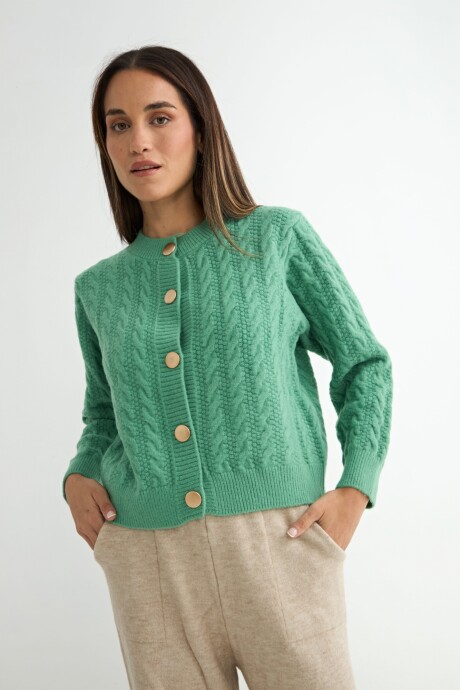 CARDIGAN PALMA VERDE