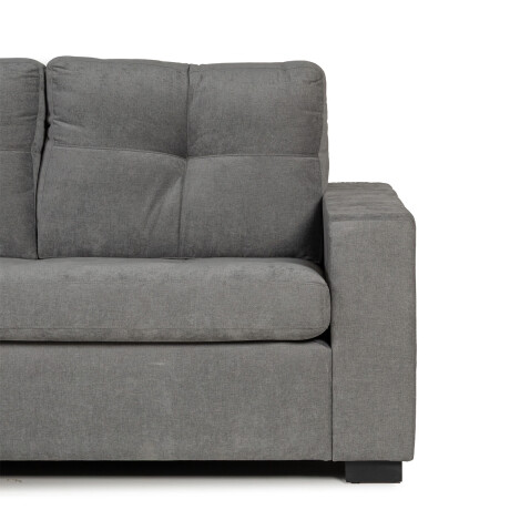 Rinconera Sensa - Tela Microfibra - Chaise izquierdo TC1011 (Grafito)