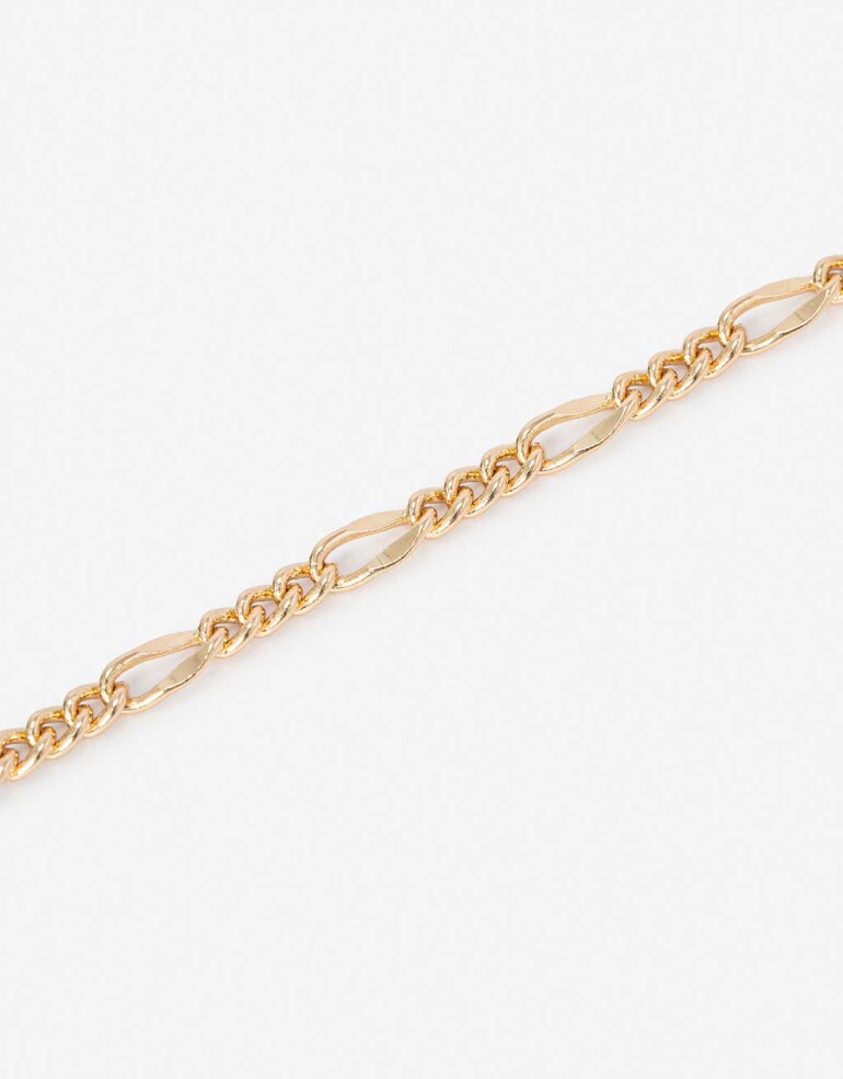 Pulseras Flexibles Metal Pulsera De Metal De La Línea Stay Golden. - Dorado