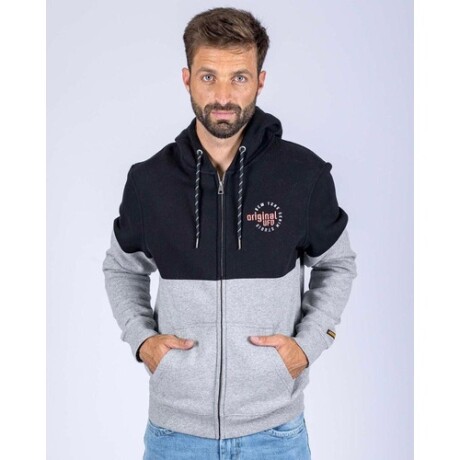 Canguro para hombre combinado con cierre UFO Racing Gris Gris