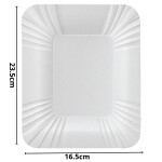 BANDEJA DE CARTÓN 50 UNI • 23,5x16,5cm BANDEJA DE CARTÓN 50 UNI • 23,5x16,5cm