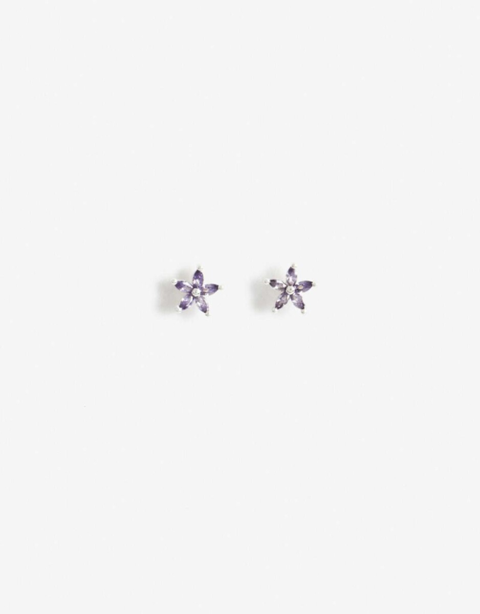 Aros Pasantes Cubic zirconia - Plateado 
