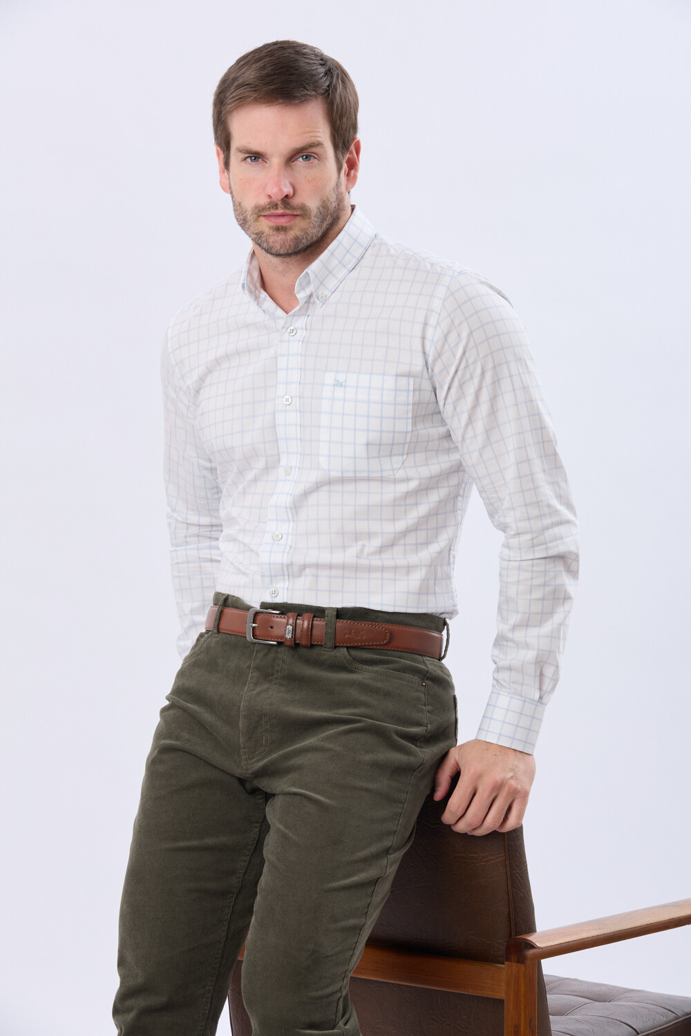 PANTALÓN DE PANA Verde