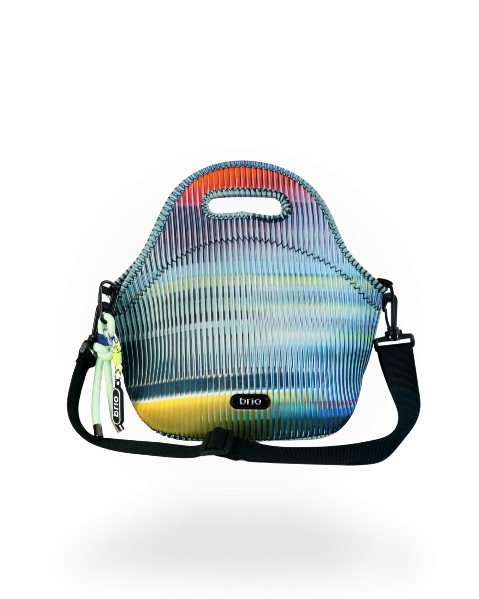 Lunchera Neopreno brio big bro Con Correa Ajustable - Crystal 