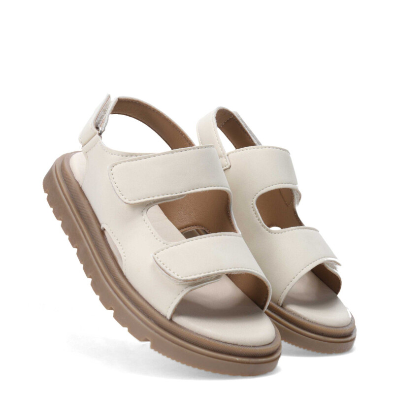 Sandalias de Niña MINI Miss Carol Jivo Con Velcro Beige