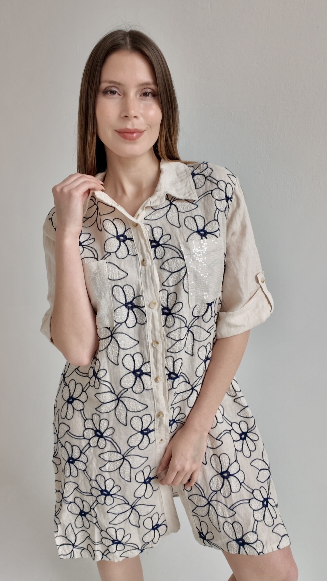 Vestido Andrea Beige