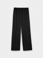 Pantalón Fluido Con Cintura Elástica negro