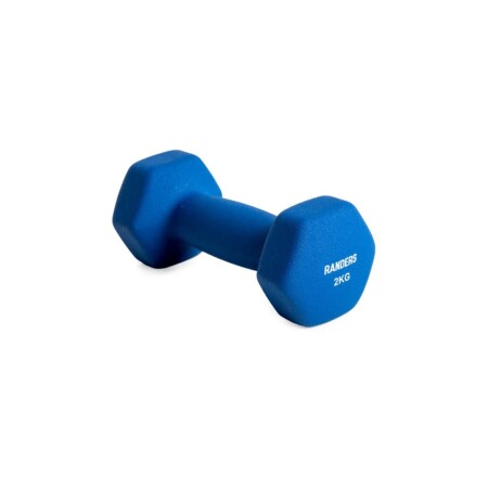 MANCUERNA 2KG REVESTIDA EN NEOPRENO AZUL