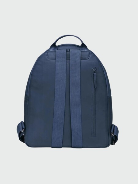 Longchamp -Mochila de cuero con bolsillos Azul