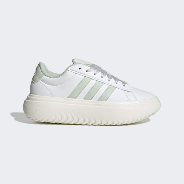 Championes Adidas Grand Court Platform Blanco