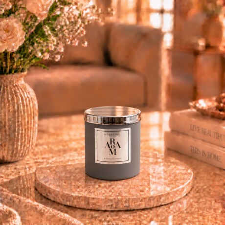 Vela Aromatica En Frasco De Vidrio Romance 7cm x 8cm Vela Aromatica En Frasco De Vidrio Romance 7cm x 8cm