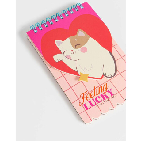 Memo Espiralado Estampa Lucky Combinacion Multicolor