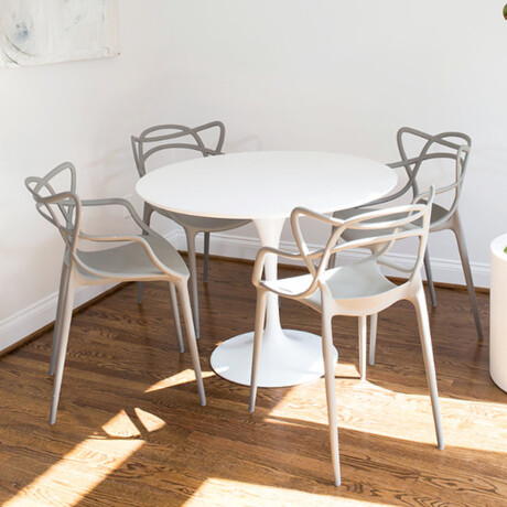 Kit x4 Sillas Solna Polipropileno Beige