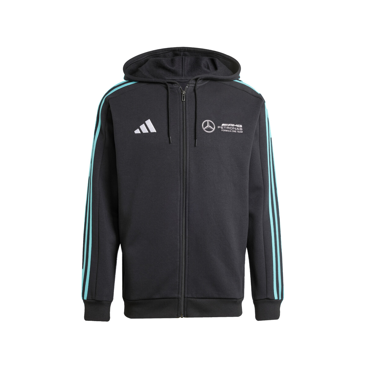 CAMPERA adidas MERCEDES - AMG PETRONAS FORMULA ONE TEAM DNA - Black & Light blue 