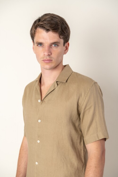 Hawaiana de Lino Tostado