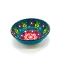 Bowl de cerámica pintado 12 cm Verde oscuro