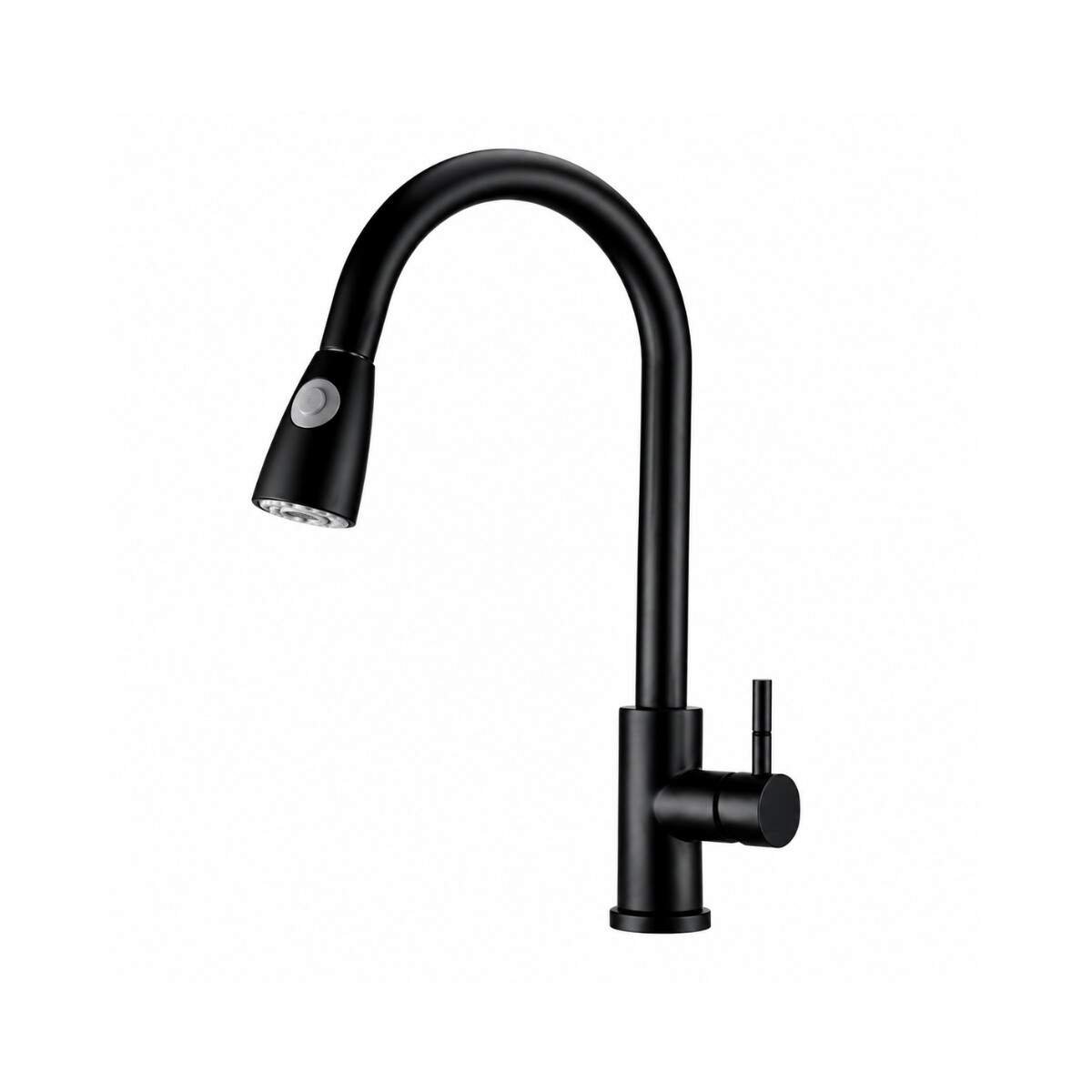 Monocomando Roseta Exterior Negro Wico 