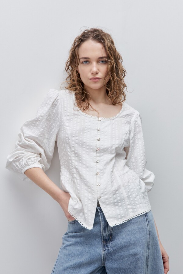 CAMISA MILS Blanco