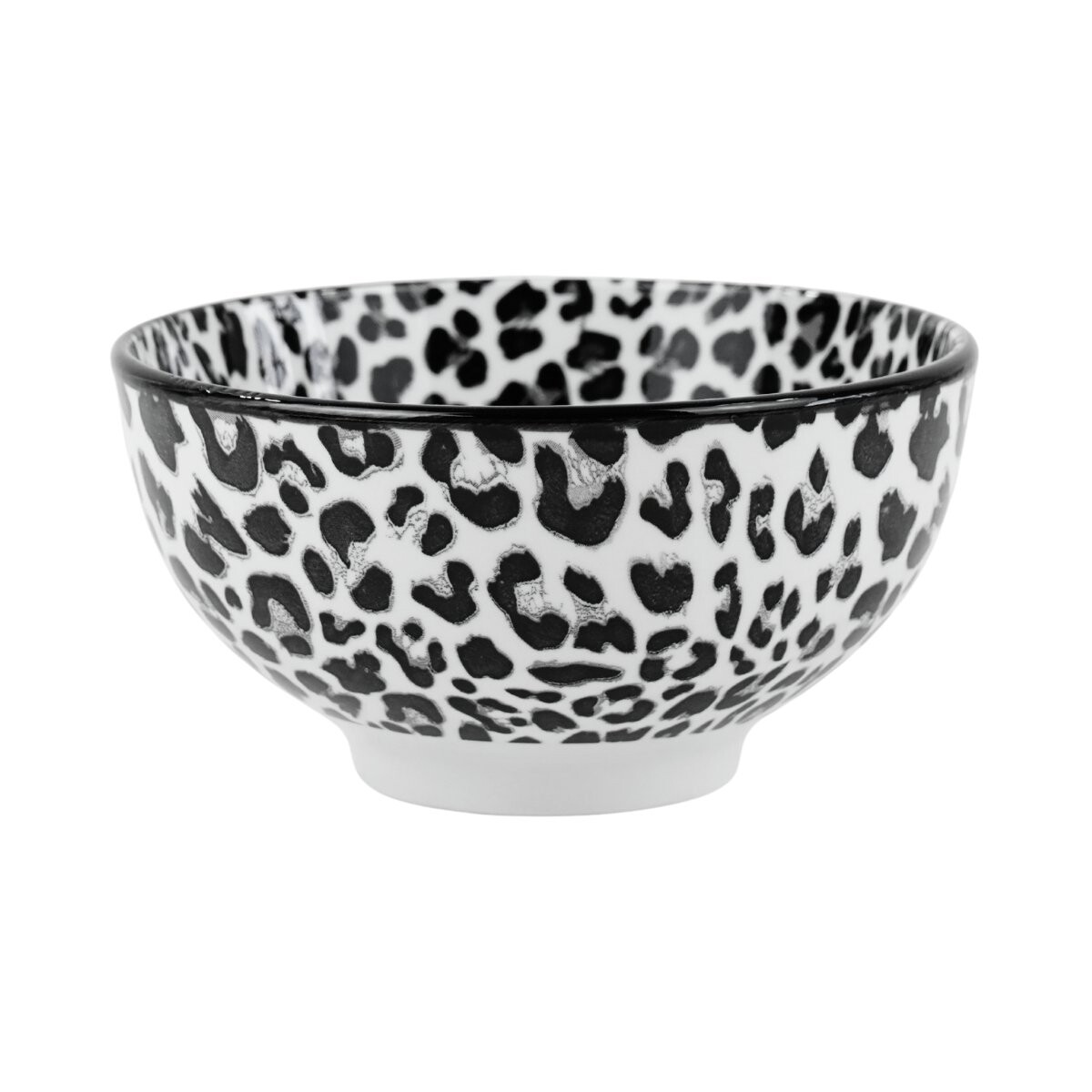 Bowl de ceramica con diseño animal print 