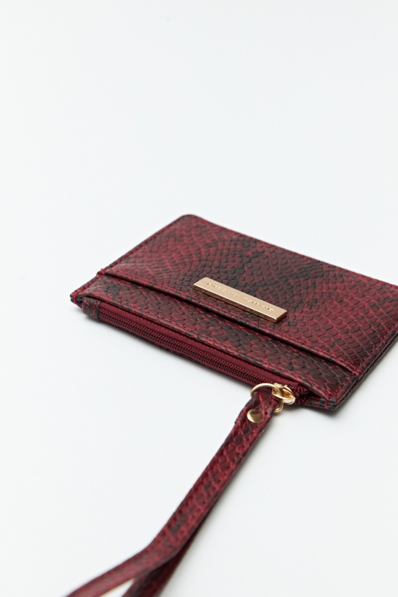 BILLETERA SNAKE Rojo