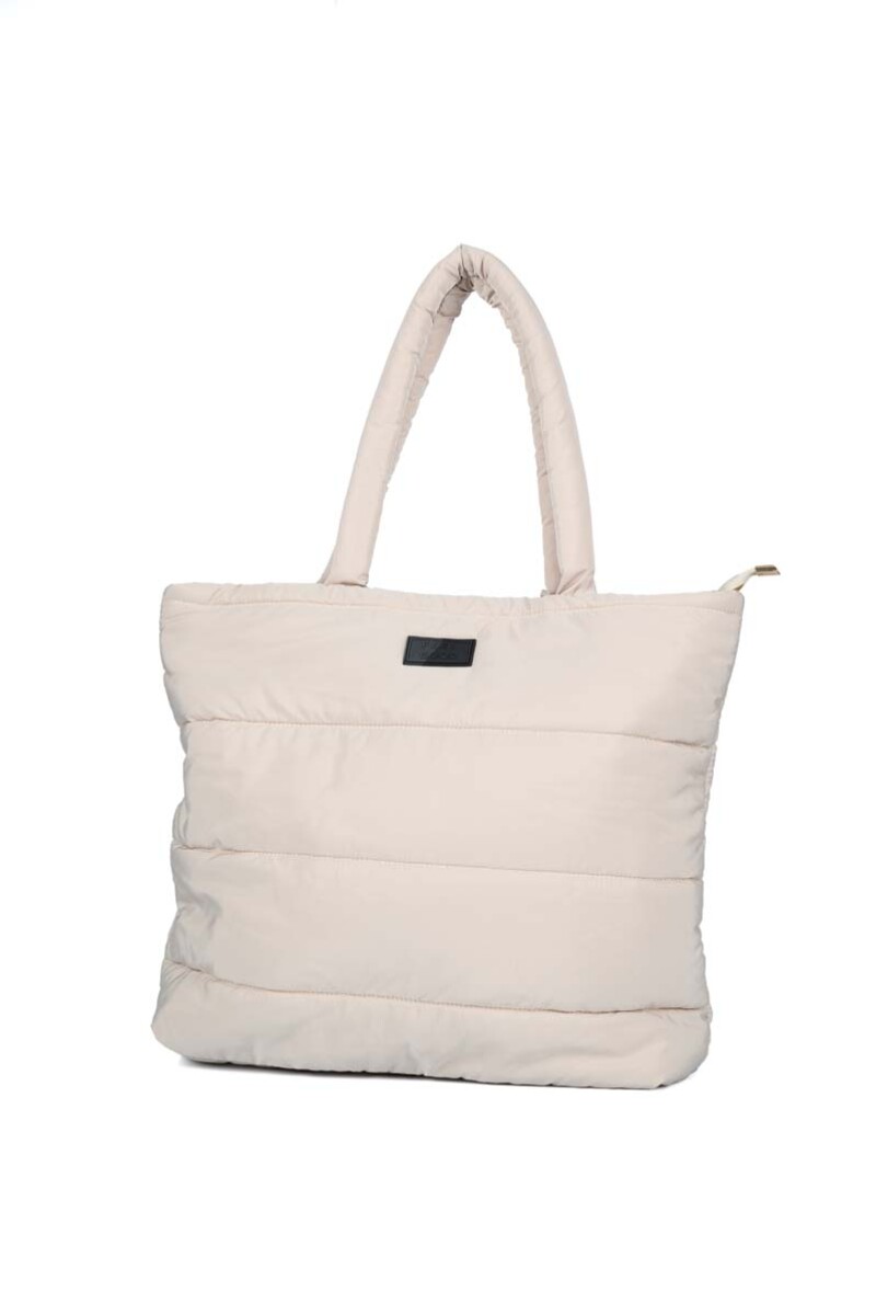 Bolso Shopper Nylon puffer Crudo