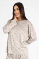 Pijama desagujado liberty Gris