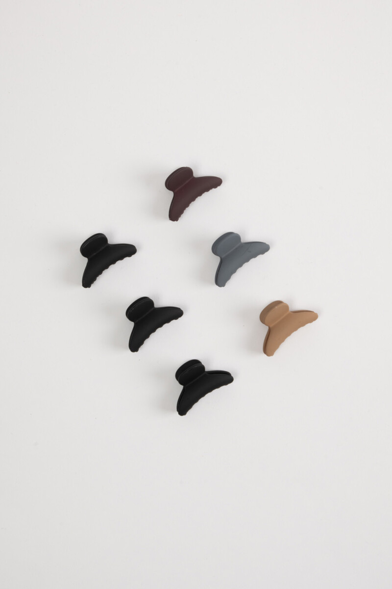 Pack x 6 pinzas Multicolor