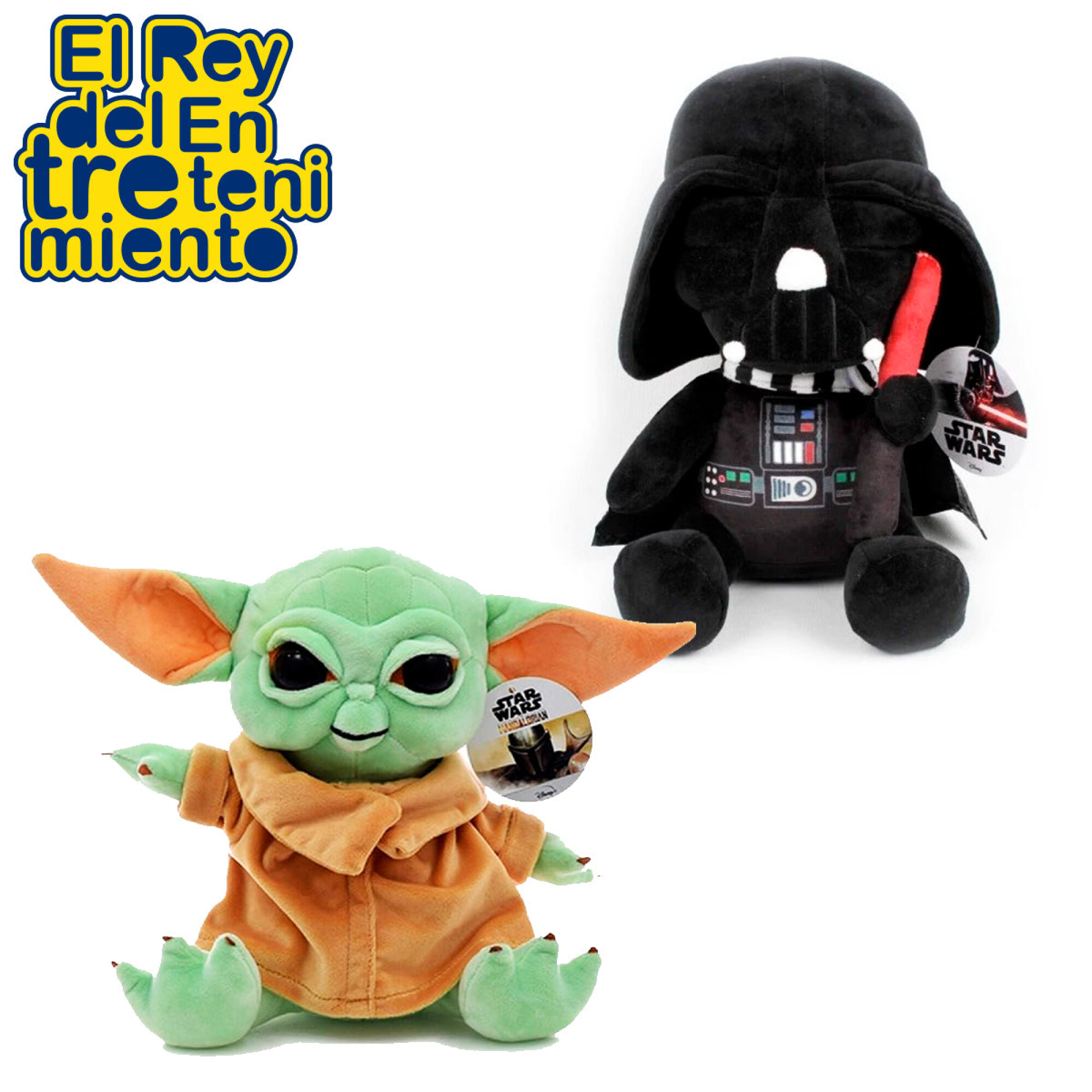 Star Wars Peluches 25cm Baby Yoda Darth Vader - Yoda — El Rey del  entretenimiento
