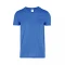 Camiseta jaspe escote en v Azul Royal