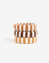 Gomitas Elásticas Sets Estampados Set De Gomitas Elásticas - Marron Medio