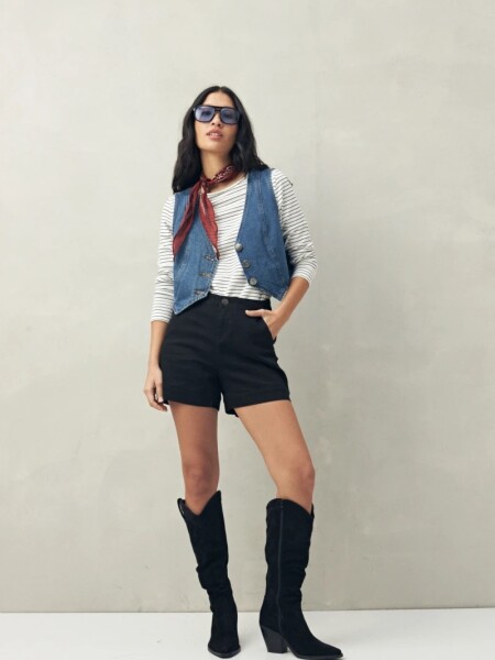 SHORT D.CASSIN TOSSAR NEGRO