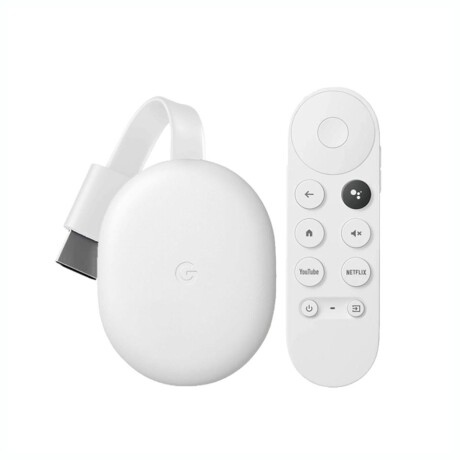 GOOGLE Chromecast IV 4K 8GB Con Control Remoto Control De Voz - White GOOGLE Chromecast IV 4K 8GB Con Control Remoto Control De Voz - White