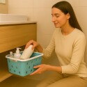 CESTO CANASTO ORGANIZADOR CALADO 27X18,7X14,5CM CESTO CANASTO ORGANIZADOR CALADO 27X18,7X14,5CM
