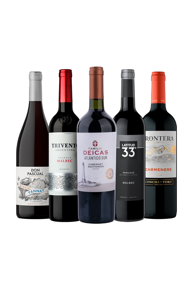 Pack Bacán Selección Cozy Nights x5 vinos 