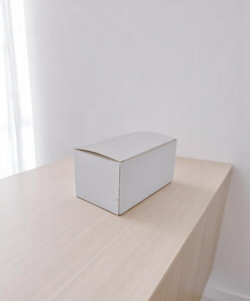 Caja flexi plegable 10x06x05 cm. BLANCO