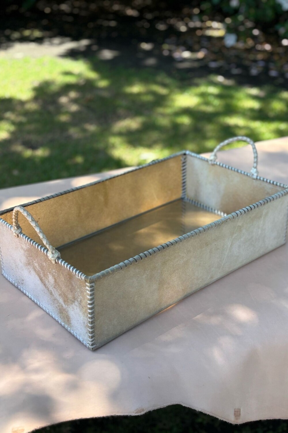 Rectangular Table Basket Trenzado Grande Lonja